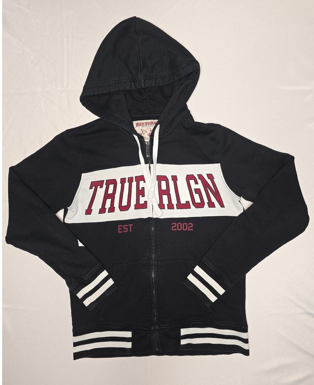 True Religion men's full-zip hoodie Size S